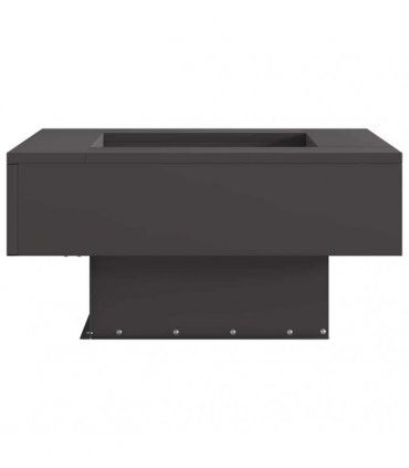 vidaXL Fire Pit Black 60 x 60 x 30 cm Steel — Colour: Cold-rolled steel/black — V0672058108