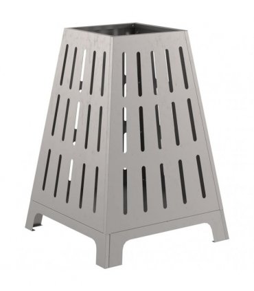 vidaXL Fire Pit Brown 50 x 50 x 70 cm Weathering Steel — Colour: Weathering steel/brown
