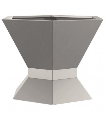 vidaXL Fire Pit Brown 50 x 50 x 40 cm Weathering Steel — Colour: Weathering steel/brown