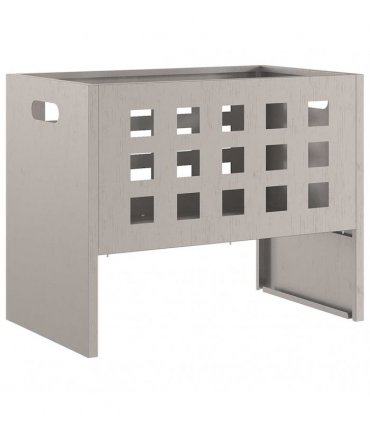 vidaXL Fire Pit Brown 50 x 30 x 40 cm Steel — Colour: Weathering steel/brown