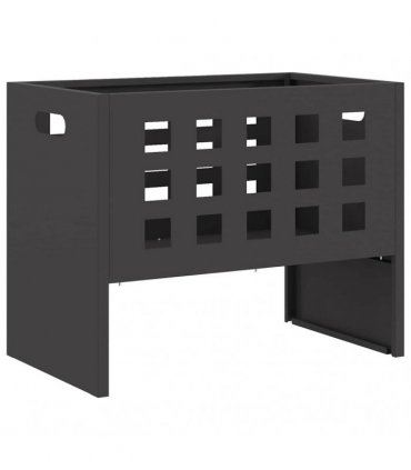 vidaXL Fire Pit Black 50 x 30 x 40 cm Steel — Colour: Cold-rolled steel/black