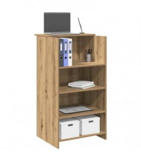 vidaXL Reception Desk Artisan Oak 55x50x103.5 cm Engineered Wood — Size: 55 x 50 x 103.5 cm