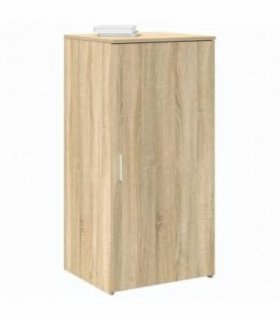 vidaXL Storage Cabinet Sonoma Oak 50x45x103.5 cm Engineered Wood — Size: 50 x 45 x 103.5 cm