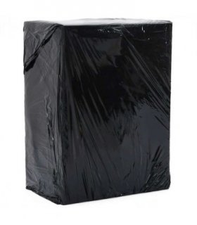 vidaXL Stretch Film 2 pcs Black 30 μm 50 cm x 300 m — Size: 50 cm x 300 m (30 μm thick)
