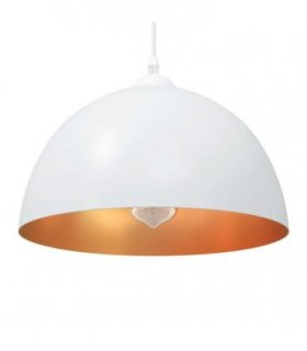 vidaXL Pendant Lamps 2 pcs Height Adjustable E27 White Ø 30 cm Metal