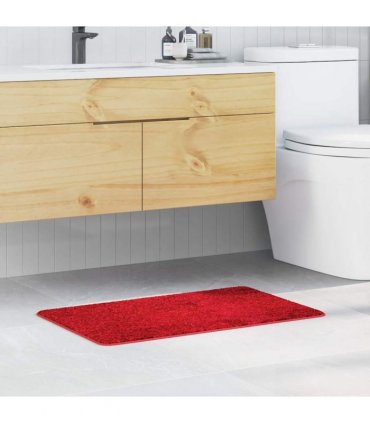 vidaXL Anti-slip Bath Mat Red 50 x 80 cm PP