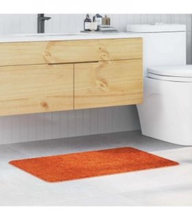 vidaXL Anti-slip Bath Mat Orange 60 x 90 cm PP
