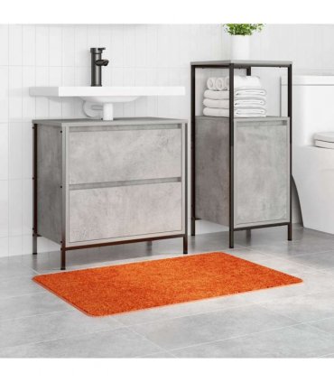 vidaXL Anti-slip Bath Mat Orange 60 x 90 cm PP