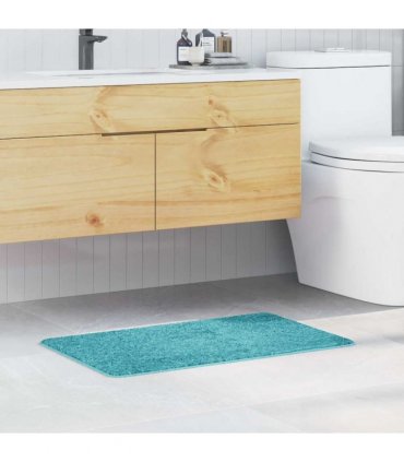 vidaXL Anti-slip Bath Mat Turquoise 50 x 80 cm PP