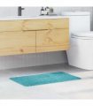 vidaXL Anti-slip Bath Mat Turquoise 50 x 80 cm PP