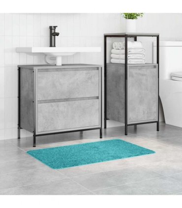 vidaXL Anti-slip Bath Mat Turquoise 50 x 80 cm PP