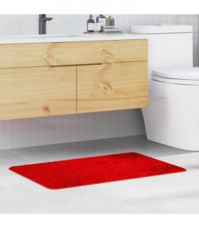 vidaXL Anti-slip Bath Mat Red 60 x 90 cm PP
