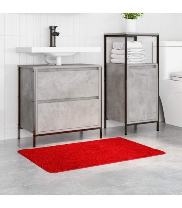 vidaXL Anti-slip Bath Mat Red 60 x 90 cm PP
