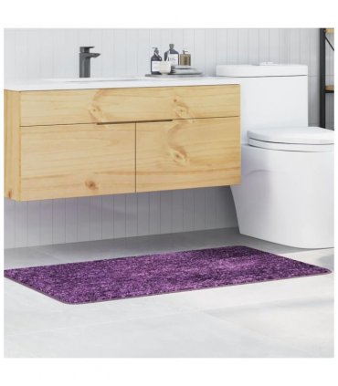 vidaXL Anti-slip Bath Mat Purple 70 x 120 cm PP