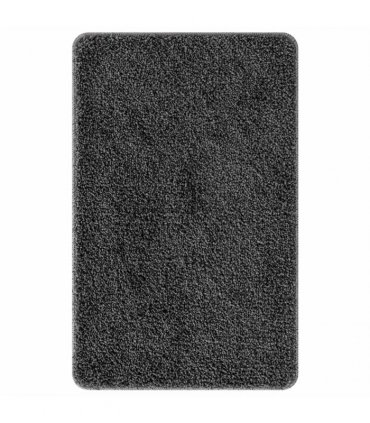 vidaXL Anti-slip Bath Mat Dark grey 60 x 90 cm PP