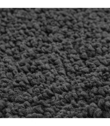 vidaXL Anti-slip Bath Mat Dark grey 60 x 90 cm PP