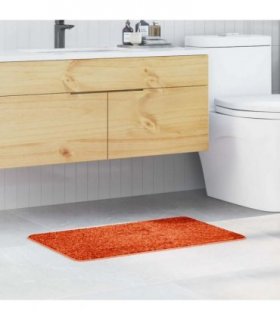 vidaXL Anti-slip Bath Mat Orange 50 x 80 cm PP