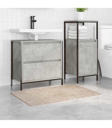 vidaXL Anti-slip Bath Mat Cream 60 x 90 cm PP