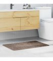 vidaXL Anti-slip Bath Mat Brown 60 x 90 cm PP