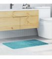 vidaXL Anti-slip Bath Mat Turquoise 60 x 90 cm PP