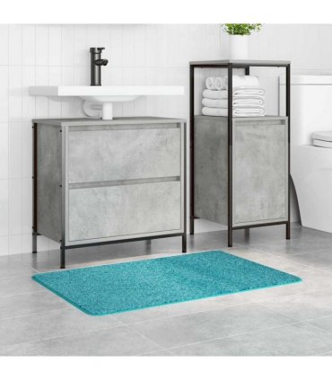 vidaXL Anti-slip Bath Mat Turquoise 60 x 90 cm PP