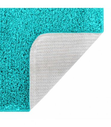 vidaXL Anti-slip Bath Mat Turquoise 60 x 90 cm PP