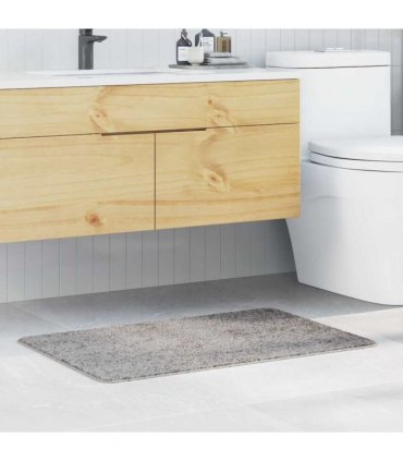 vidaXL Anti-slip Bath Mat Grey 60 x 90 cm PP