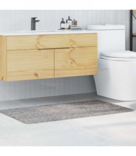 vidaXL Anti-slip Bath Mat Grey 70 x 120 cm PP