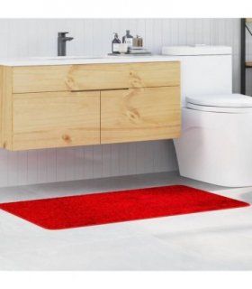 vidaXL Anti-slip Bath Mat Red 70 x 120 cm PP