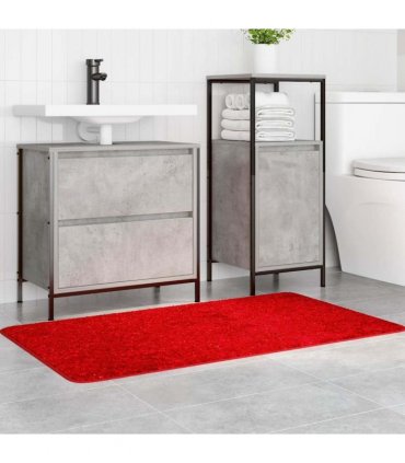 vidaXL Anti-slip Bath Mat Red 70 x 120 cm PP