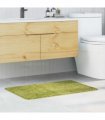 vidaXL Anti-slip Bath Mat Green 60 x 90 cm PP