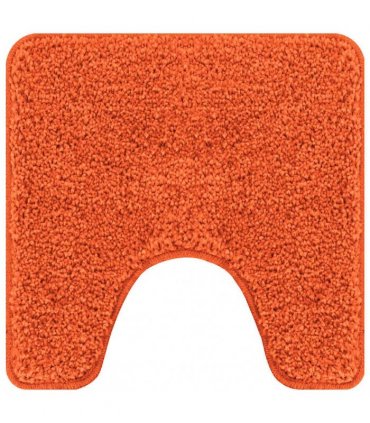vidaXL Anti-slip Bath Mat Set 2 pcs Orange PP