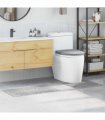 vidaXL Anti-slip Bath Mat Set 3 pcs Grey PP
