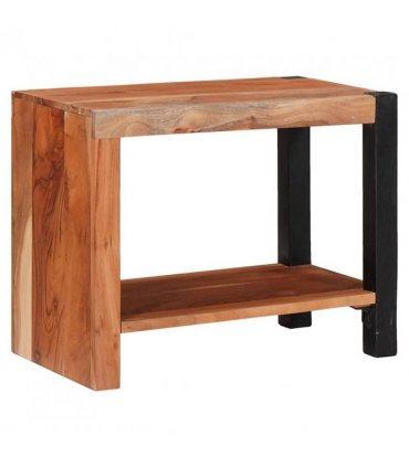 vidaXL Bookshelf Brown 50 x 30 x 40 cm Solid Acacia Wood