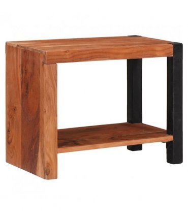 vidaXL Bookshelf Brown 50 x 30 x 40 cm Solid Acacia Wood