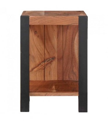 vidaXL Bookshelf Brown 50 x 30 x 40 cm Solid Acacia Wood