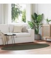 vidaXL Area Rugs Oval HUARTE Forest Green 100 x 200 cm 100% Polyester