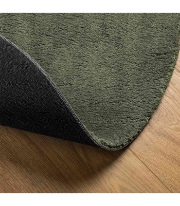 vidaXL Area Rugs Oval HUARTE Forest Green 100 x 200 cm 100% Polyester