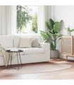 vidaXL Area Rugs Oval HUARTE Sand 100 x 200 cm 100% Polyester