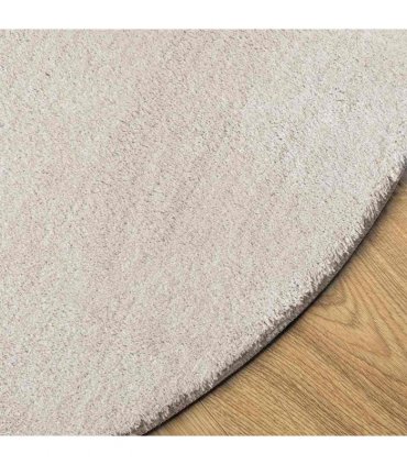 vidaXL Area Rugs Oval HUARTE Sand 100 x 200 cm 100% Polyester