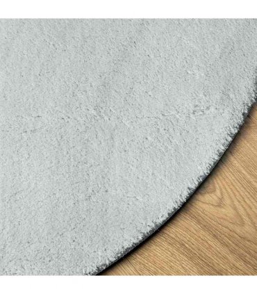 vidaXL Area Rugs Oval HUARTE Grey 120 x 170 cm 100% Polyester