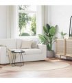 vidaXL Area Rugs Oval HUARTE Beige 160 x 230 cm 100% Polyester