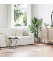 vidaXL Area Rugs Oval HUARTE Sand 160 x 230 cm 100% Polyester