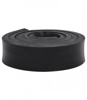 vidaXL Rubber Edge for Snow Plow Black 250x8x2 cm — Size: 250 x 8 x 2 cm