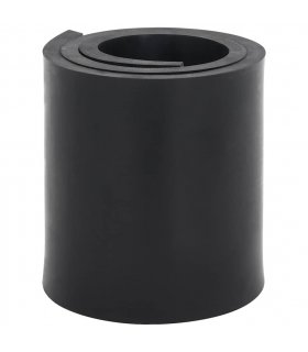vidaXL Rubber Edge for Snow Plow Black 120x15x1 cm — Size: 120 x 15 x 1 cm