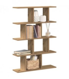 vidaXL Wall Cube Shelf 12 Compartments Artisian Oak Engineered Wood — Colour: artisan oak — V0672058834