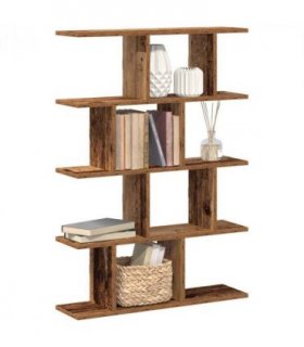 vidaXL Wall Cube Shelf 12 Compartments Old Wood Engineered Wood