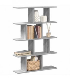 vidaXL Wall Cube Shelf 12 Compartments Grey Sonoma Engineered Wood — V0672058836