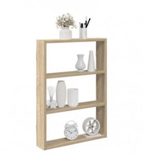 vidaXL Wall Shelf Sonoma Oak 43x9x60 cm Engineered Wood