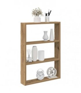 vidaXL Wall Shelf Artisan Oak 43x9x60 cm Engineered Wood